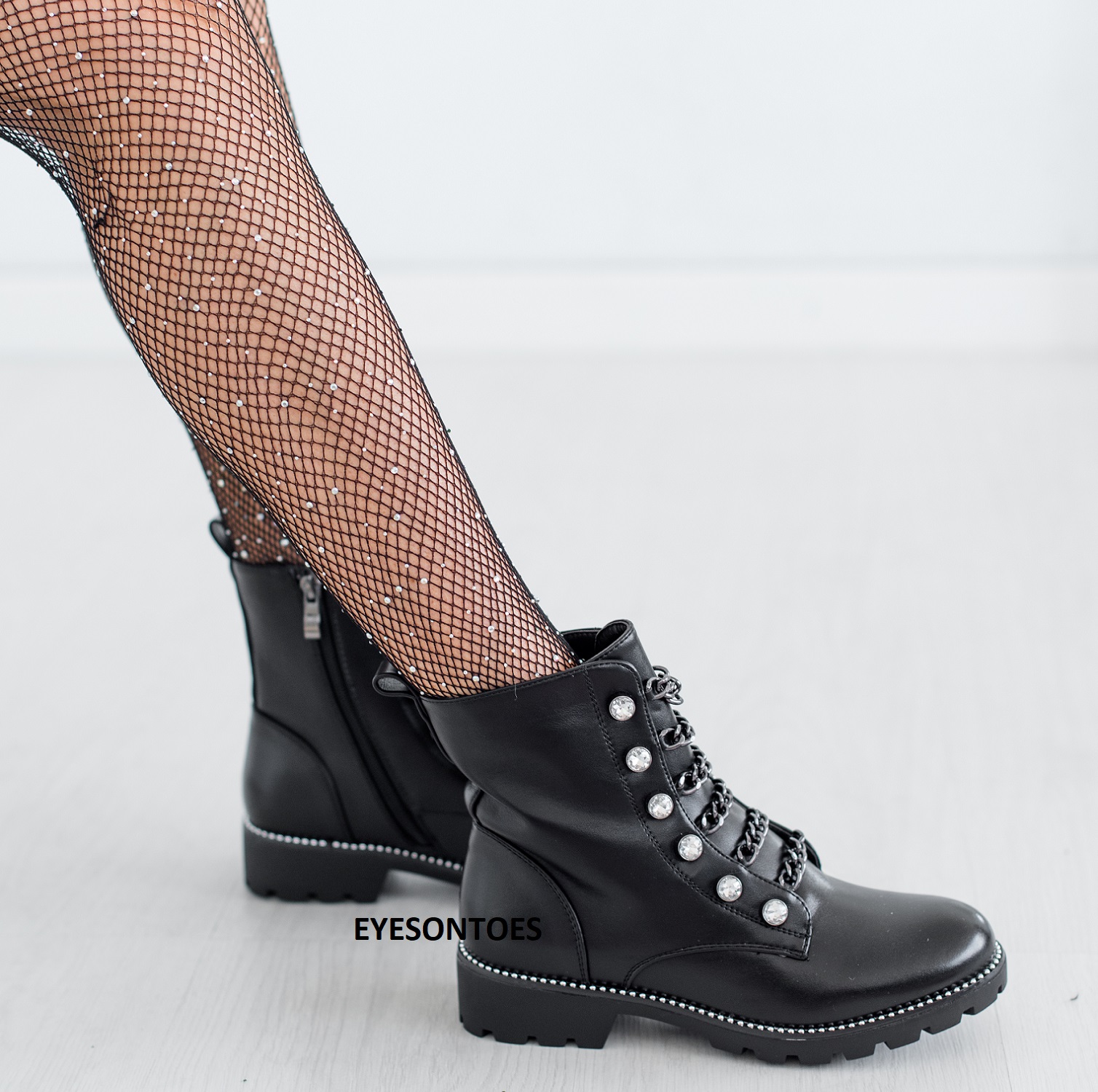 diamante chelsea boots